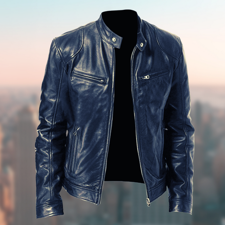Men's Elegant High-Quality Leather Jacket