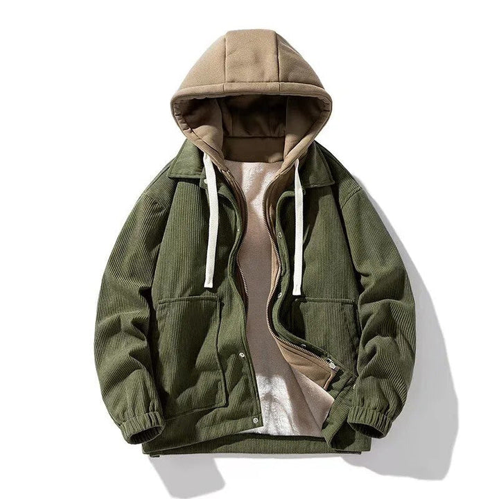 Men's Lined Hooded Jacket