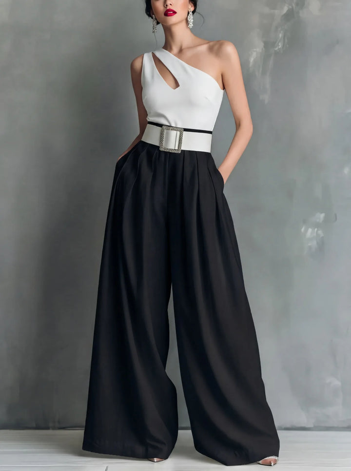 Lacey | Women's High Waist Wide Leg Trousers-Omni Prime Goods