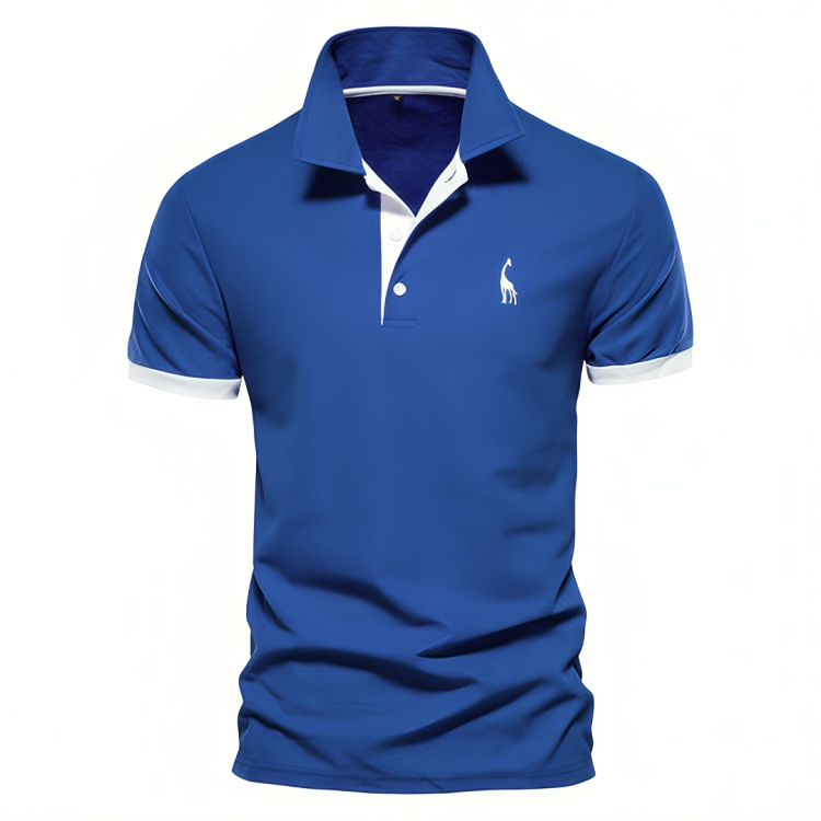 Laurent | Men's Slim Fit Casual Summer Polo Shirt-Omni Prime Goods