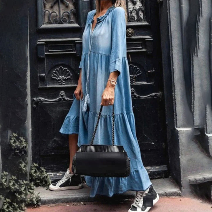 Margherita | Women's Comfortable Autumn Maxi Dress
