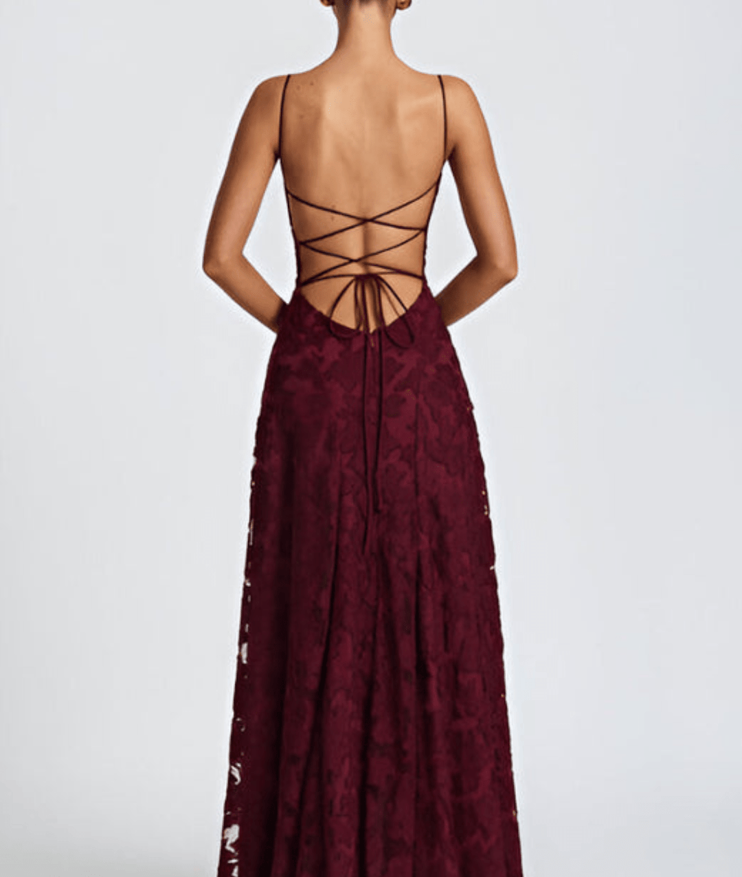 Lilly | Women's Spaghetti Strap A-Line Maxi Dress-Omni Prime Goods