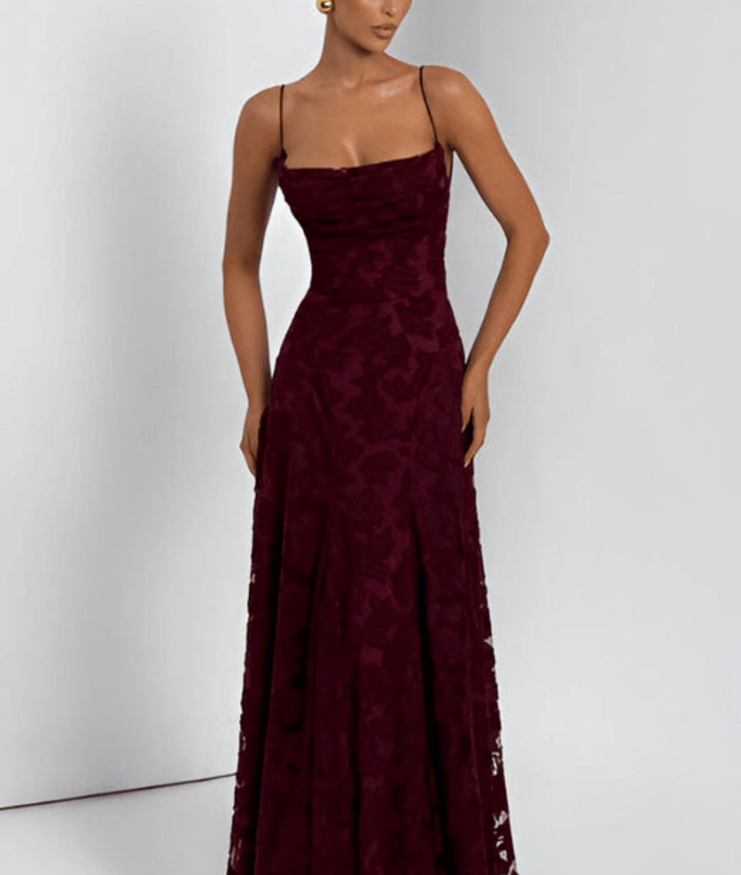Lilly | Women's Spaghetti Strap A-Line Maxi Dress-Omni Prime Goods