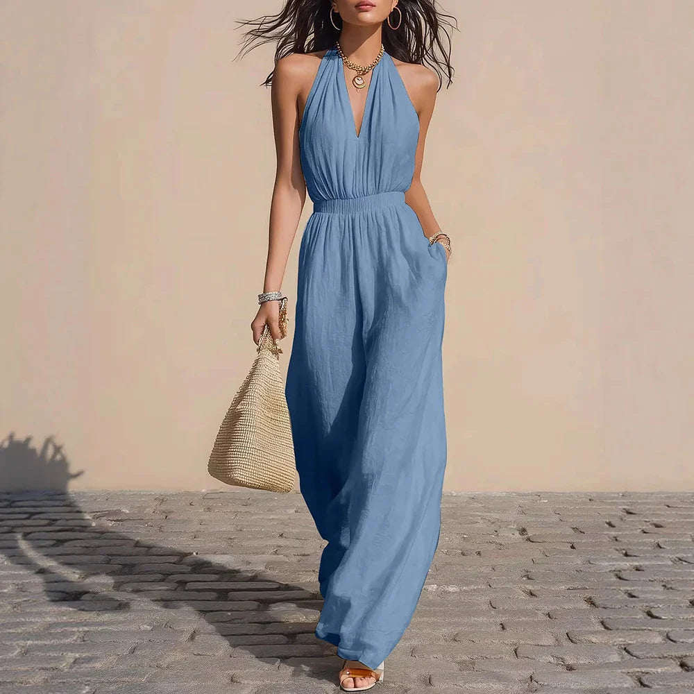 Liora | Women's Airy Fit Summer Jumpsuit-Omni Prime Goods