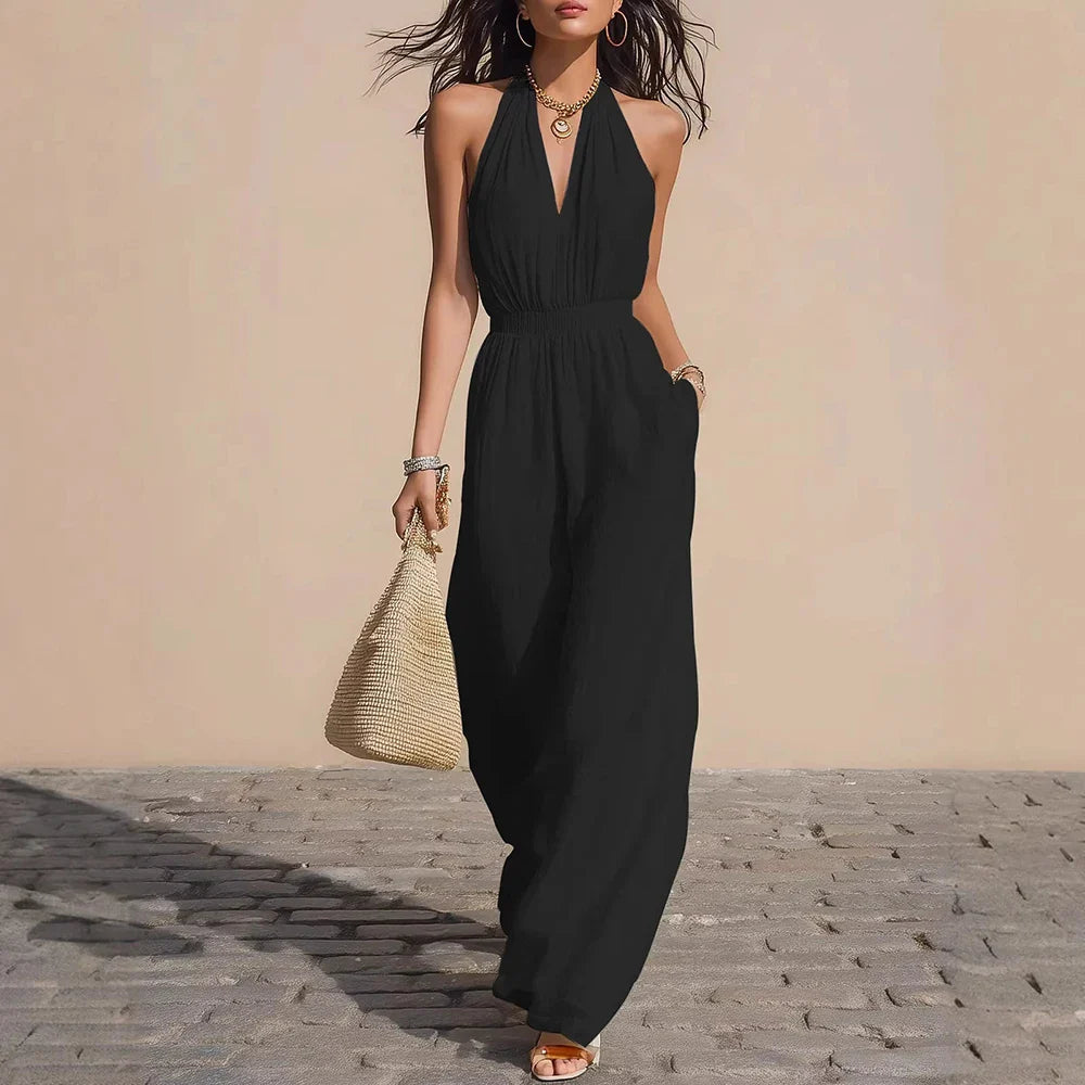 Liora | Women's Airy Fit Summer Jumpsuit-Omni Prime Goods