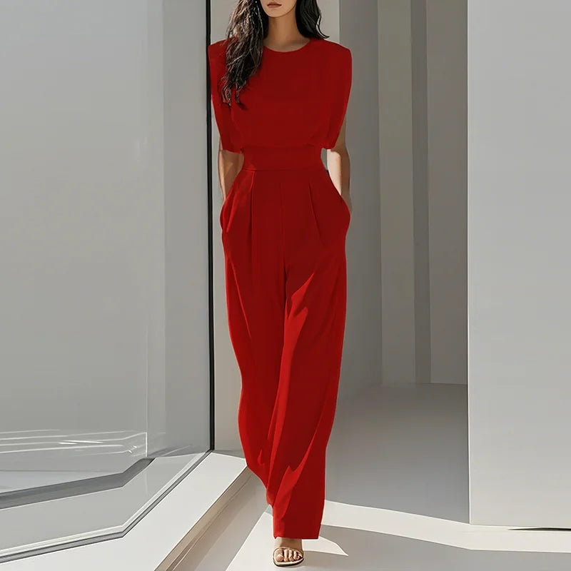 Louise | Women's Minimal Pocket Jumpsuit-Omni Prime Goods