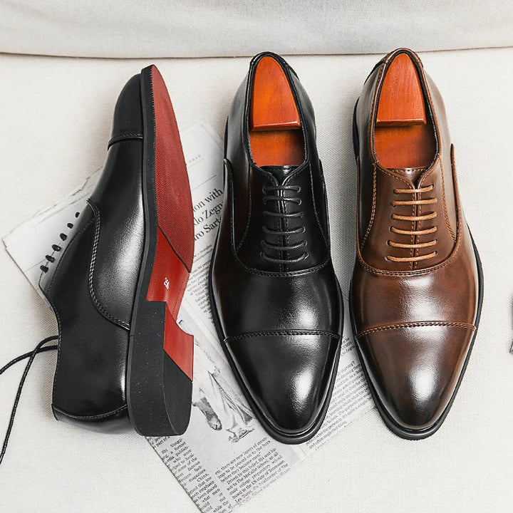 Luca | Men's Premium Italian Leather Oxford Dress Shoes