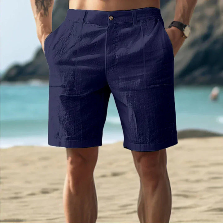 Lucaine | Men's Casual Linen Shorts