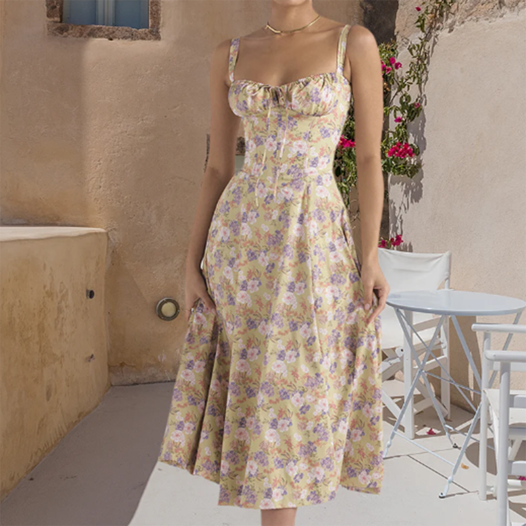 Sophia | Women's Elegant Autumn Midi Dress