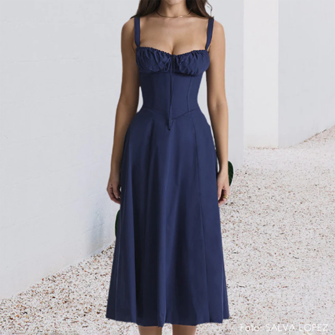 Sophia | Women's Elegant Autumn Midi Dress