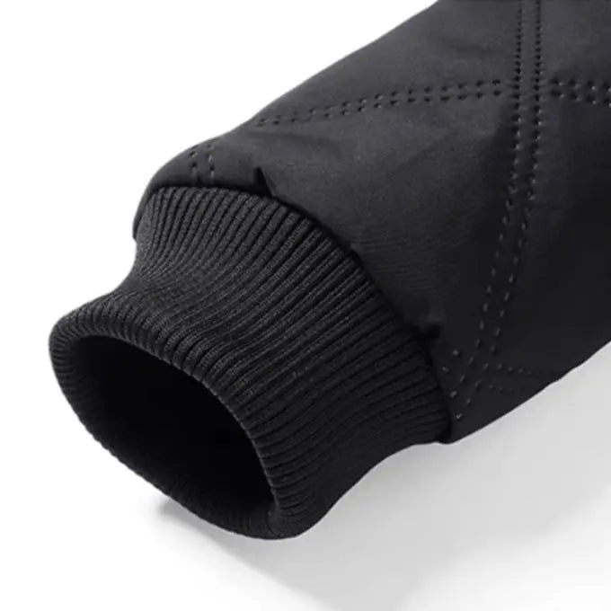Men's Windproof Winter Jacket with Fleece Lining