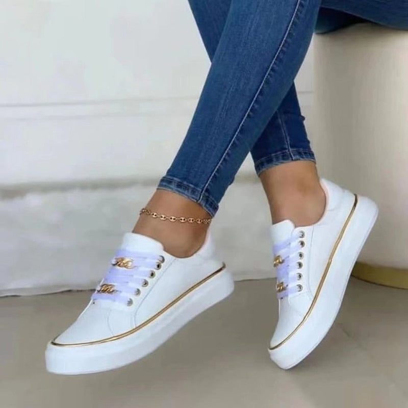 Sporty Women's Casual Sneakers Made of Textile | Comfortable Footwear