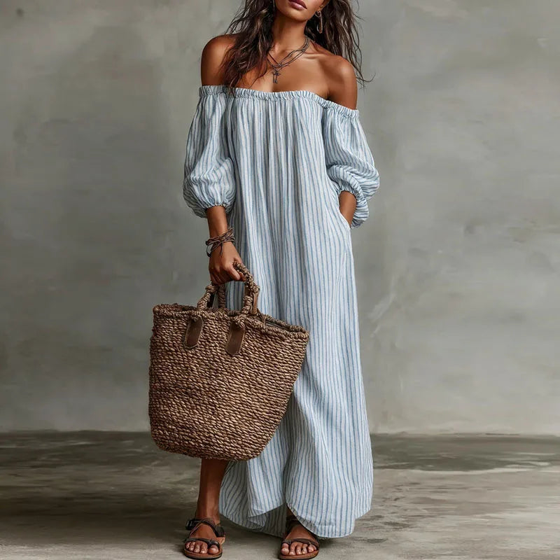 Madison | Women's Off Shoulder Dress-Omni Prime Goods