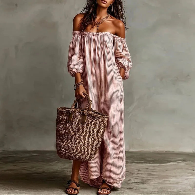 Madison | Women's Off Shoulder Dress-Omni Prime Goods