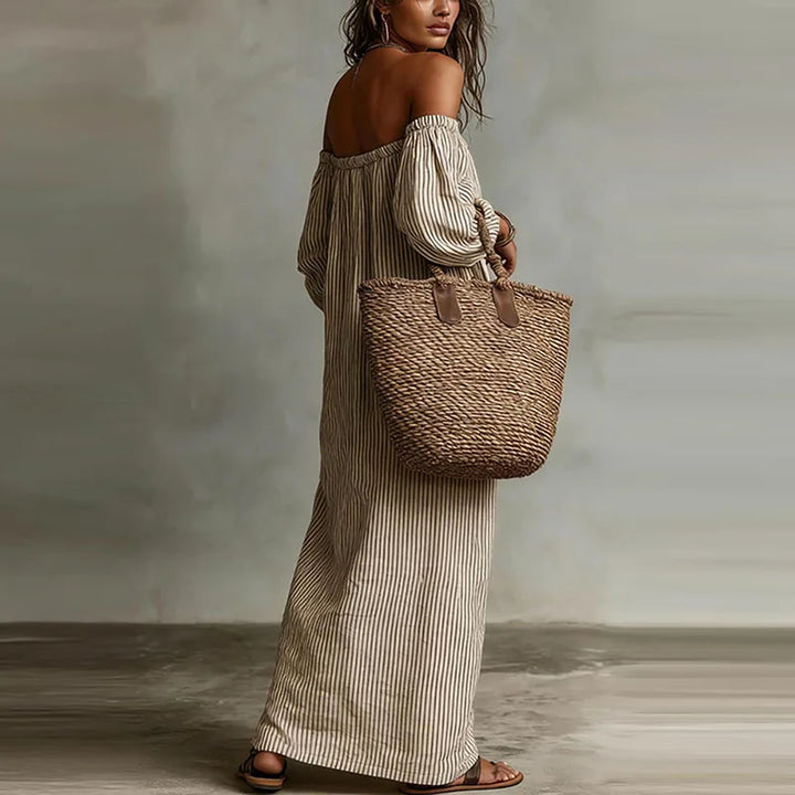 Madison | Women's Off Shoulder Dress-Omni Prime Goods