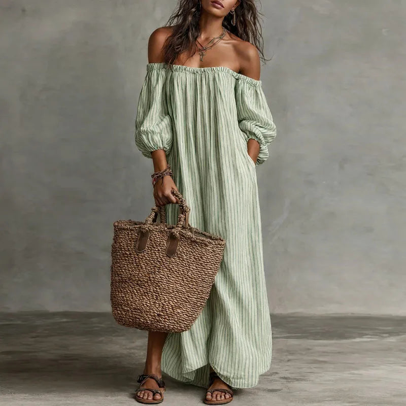 Madison | Women's Off Shoulder Dress-Omni Prime Goods