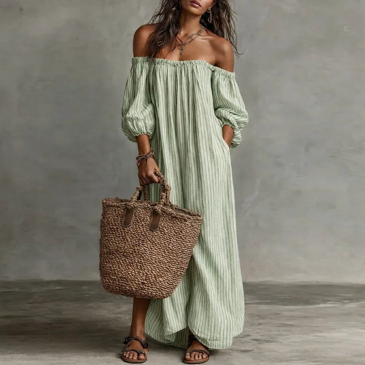 Madison | Women's Off Shoulder Dress-Omni Prime Goods