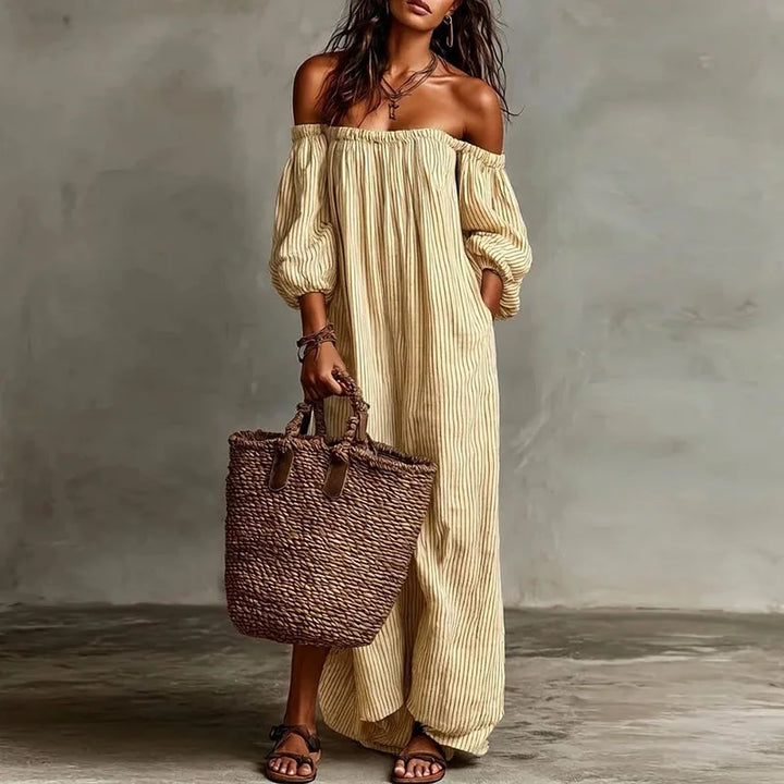 Madison | Women's Off Shoulder Dress-Omni Prime Goods