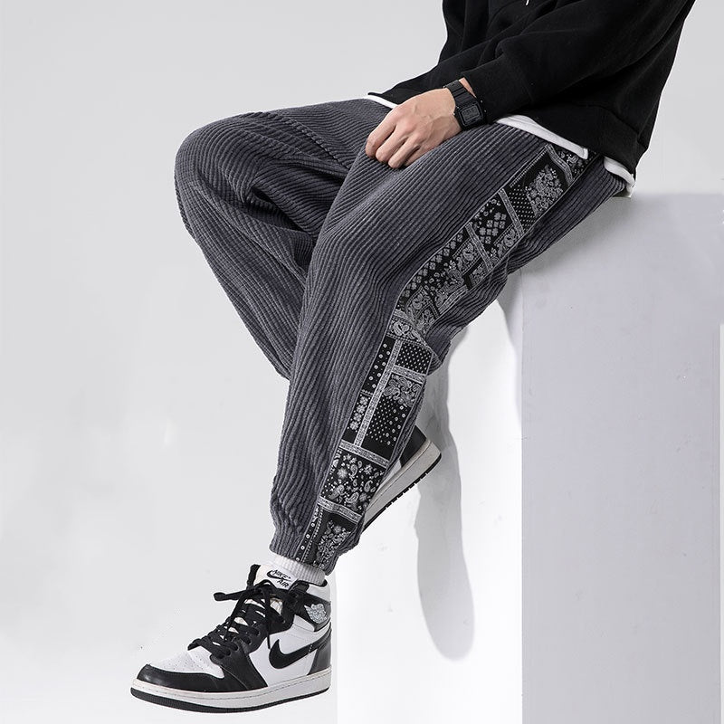 Men's Corduroy Joggers for Comfortable Casual Wear