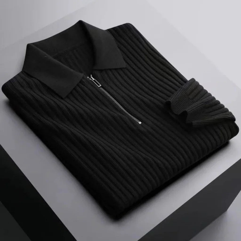 Men's Knit Polo Shirt