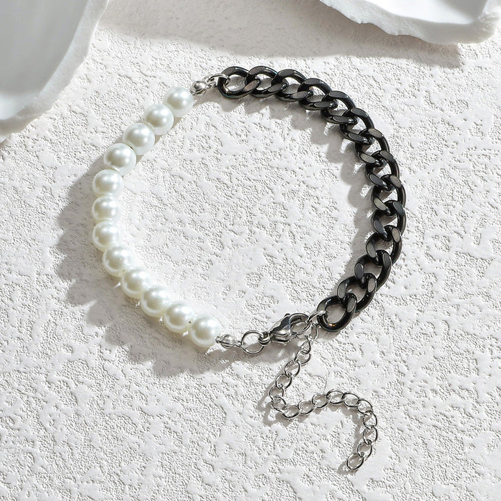 Cuban Style Pearl Bracelet for Elegant Accessory Fashion