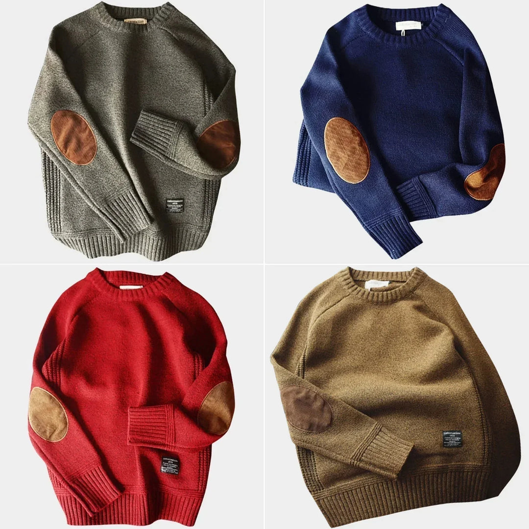 Men's Classic Color Warm Sweater