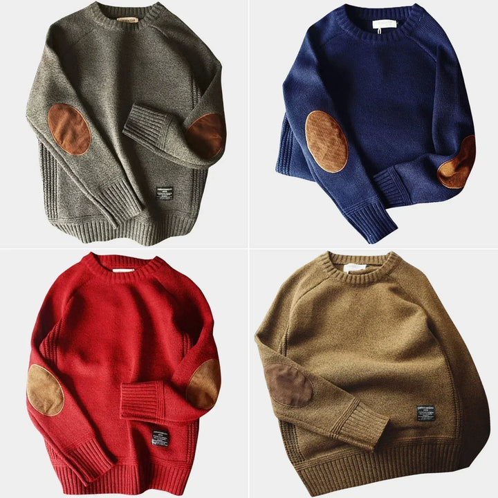 Men's Classic Color Warm Sweater