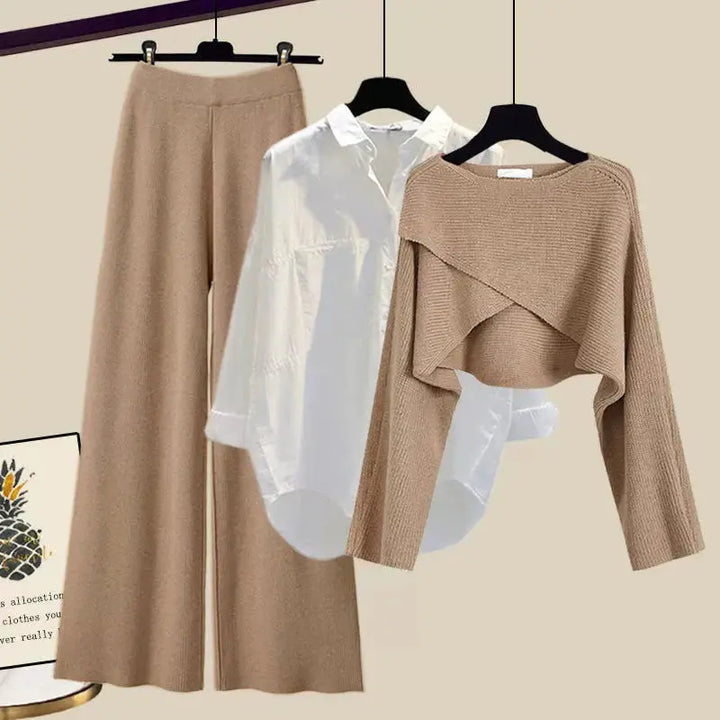 Marcelaine | Women's 3-Piece Chic Outfit – Effortless Style-Omni Prime Goods