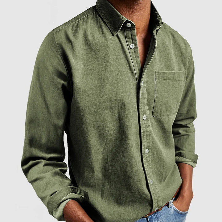 Marcell | Men’s Classic Casual Button-Down Shirt-Omni Prime Goods