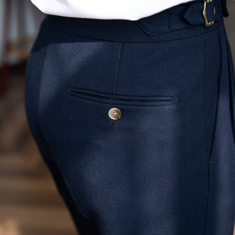 Men's Tailored Trousers | Casual and Formal Navy Style