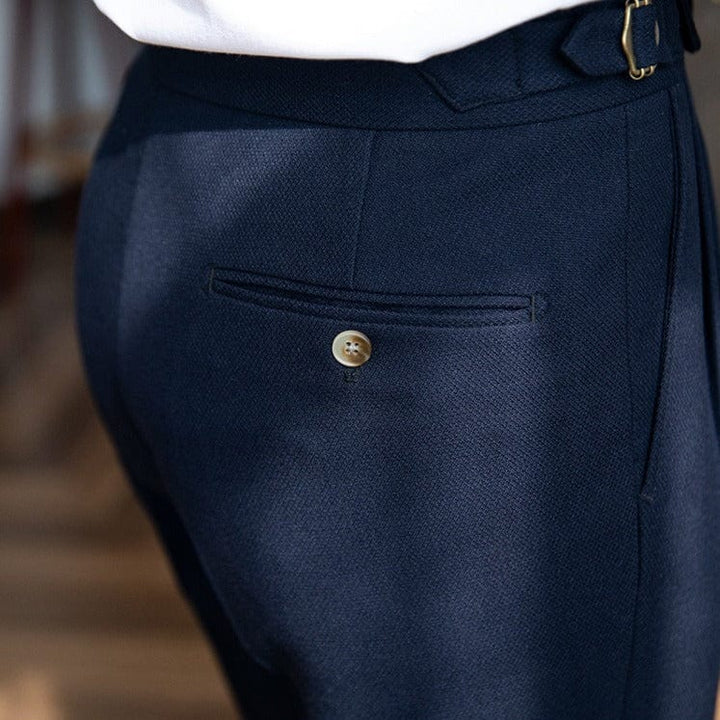 Men's Tailored Trousers | Casual and Formal Navy Style
