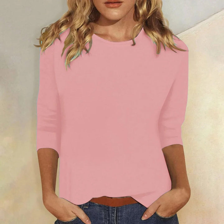 Maria | Women's Casual Crew Neck Everyday Top-Omni Prime Goods