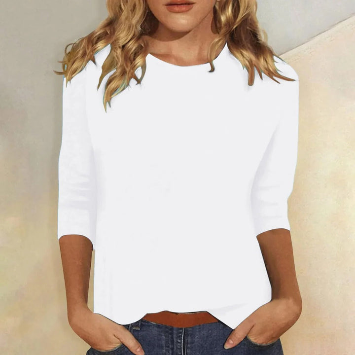 Maria | Women's Casual Crew Neck Everyday Top-Omni Prime Goods
