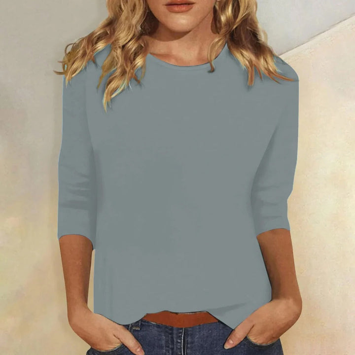Maria | Women's Casual Crew Neck Everyday Top-Omni Prime Goods