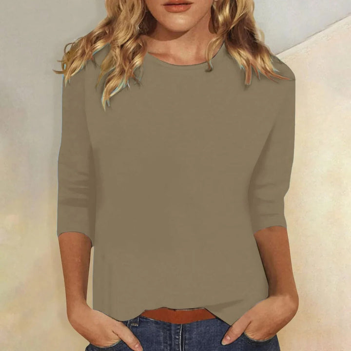 Maria | Women's Casual Crew Neck Everyday Top-Omni Prime Goods
