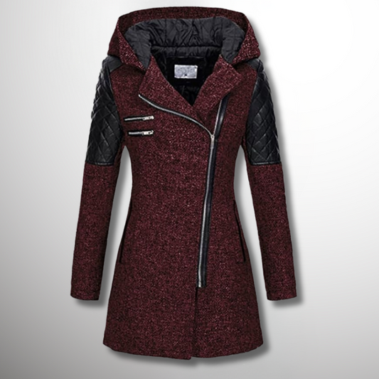 Veste d’hiver moderne, douce et imperméable pour femme, idéale par temps froid