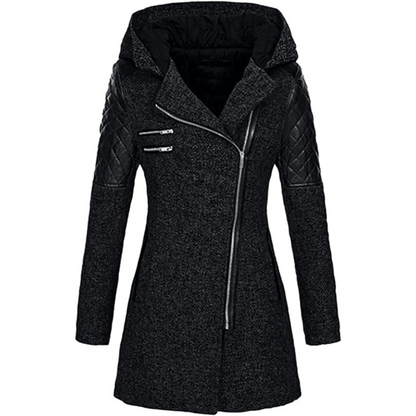 Chaqueta de invierno moderna, cómoda e impermeable para mujer, para climas fríos