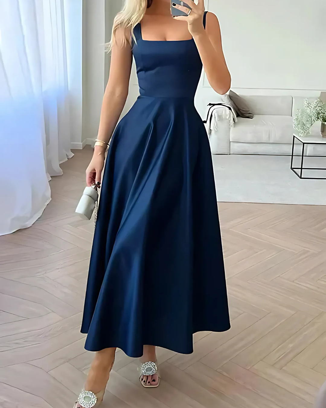 Maxine | Women's Elegant Sleeveless Maxi Dress - Long Evening Gown