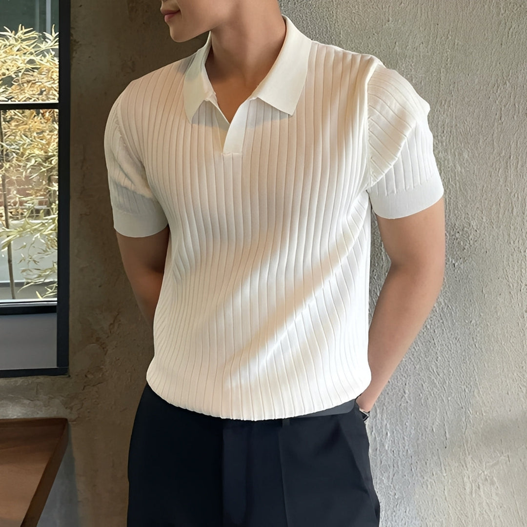 Melvin | Men's Casual Short-Sleeve Polo Top-Omni Prime Goods
