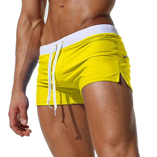Men's Quick-Dry Swim Shorts for Beach and Pool Activities