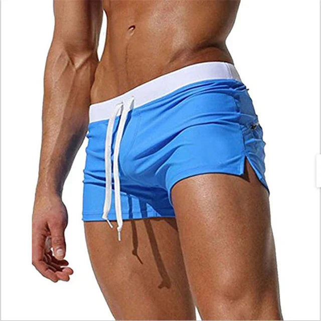 Men's Quick-Dry Swim Shorts for Beach and Pool Activities