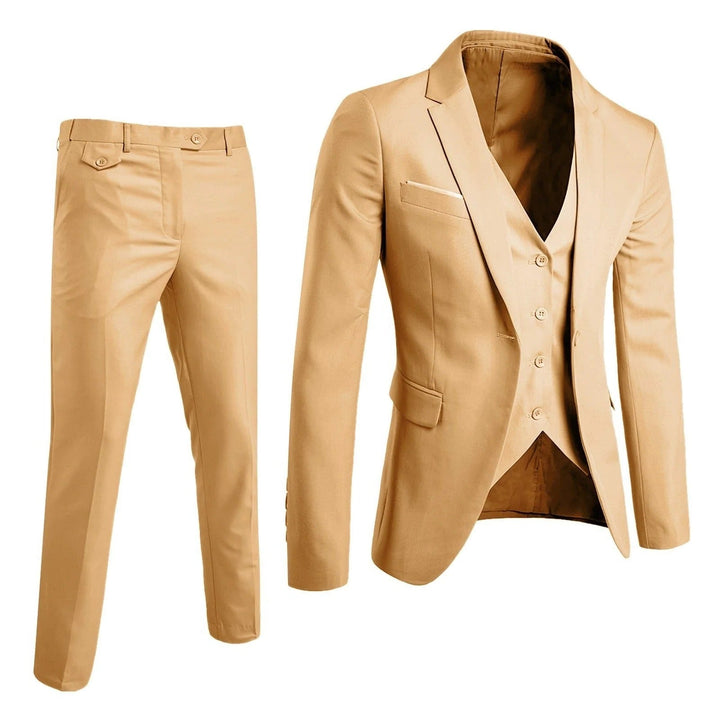 Men's 3-Piece Business Suit Set-Omni Prime Goods
