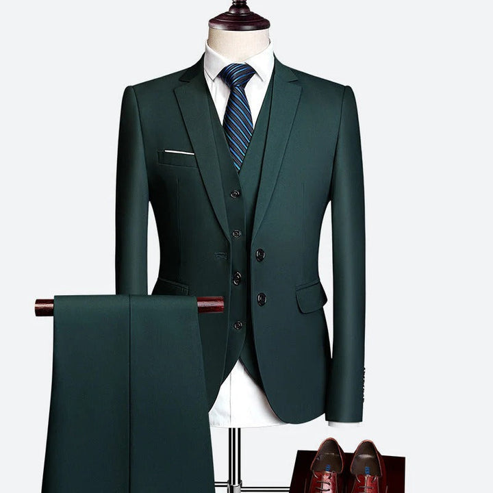 Men's 3-Piece Formal Suit Set for Special Occasions-Omni Prime Goods