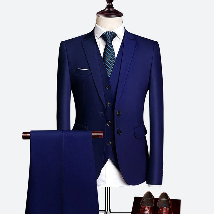 Men's 3-Piece Formal Suit Set for Special Occasions-Omni Prime Goods
