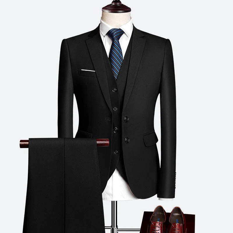 Men's 3-Piece Formal Suit Set for Special Occasions-Omni Prime Goods