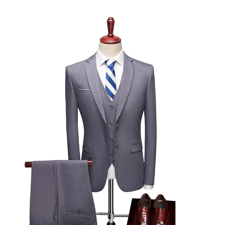 Men's 3-Piece Formal Suit Set for Special Occasions-Omni Prime Goods