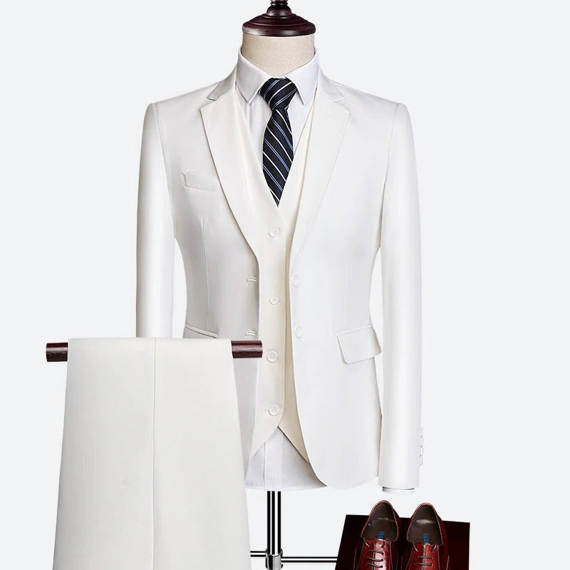 Men's 3-Piece Formal Suit Set for Special Occasions-Omni Prime Goods