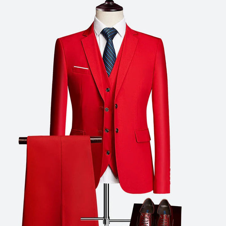Men's 3-Piece Formal Suit Set for Special Occasions-Omni Prime Goods