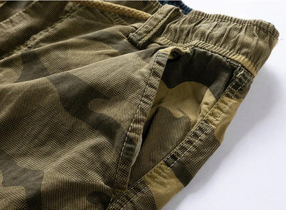 Men's Camouflage Utility Cargo Shorts-Omni Prime Goods