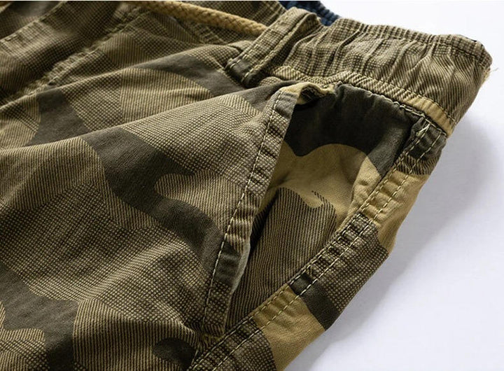 Men's Camouflage Utility Cargo Shorts-Omni Prime Goods
